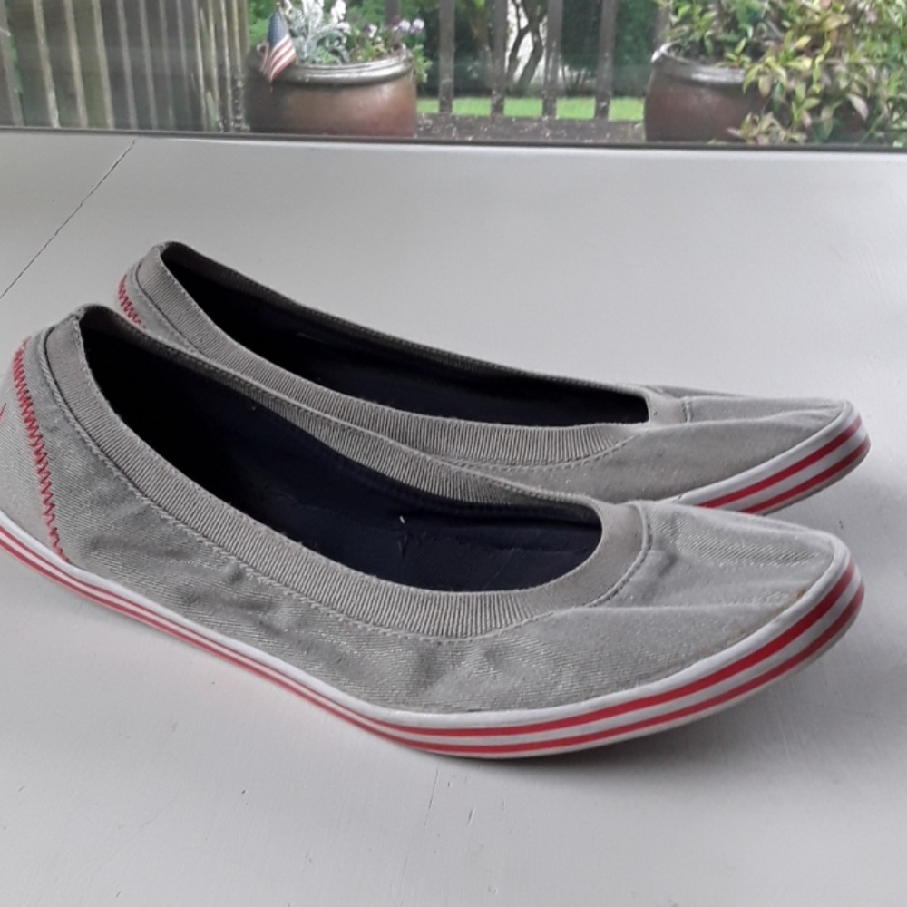 NAUTICA WOMEN'S FLATS SIZE 9 TEXTILE UPPER